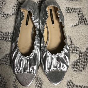 Zara shoes silver